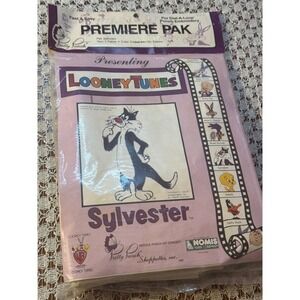 Pretty Punch Looney Tunes Sylvester Needle Kit Kids Pink 1987 Premiere Pak